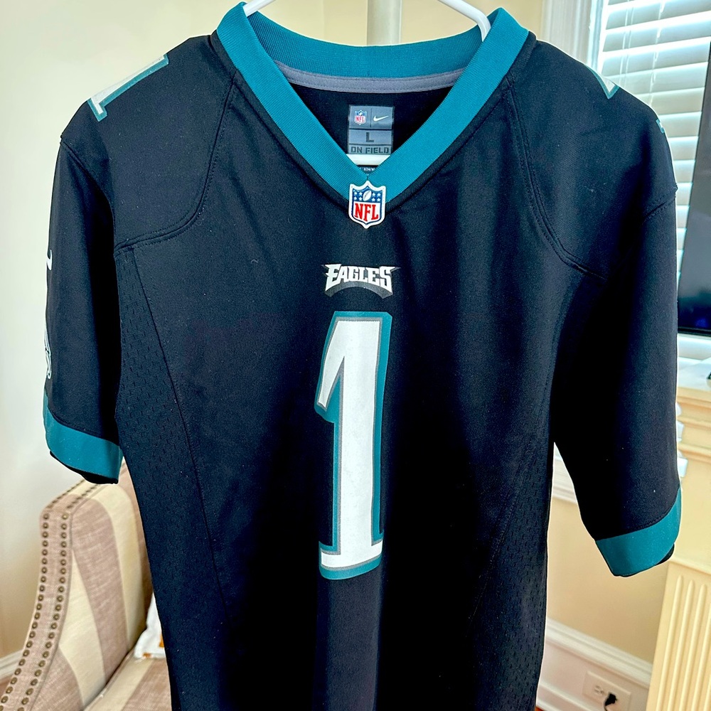 Philadelphia Eagles Hurts 1 NFL Jersey Youth L Boys 14-16